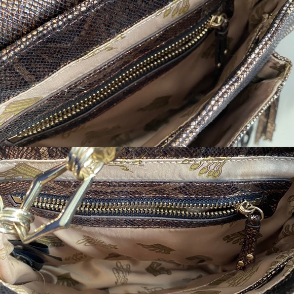 CHRISTIAN AUDIGIER Faux leather metallic bag - Picture 7 of 8